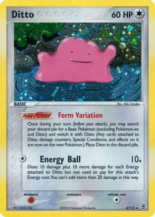 Ditto - Reverse Holofoil FireRed & LeafGreen - Holo Rare