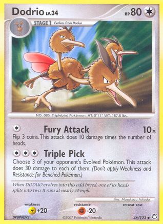 Dodrio Mysterious Treasures - Uncommon