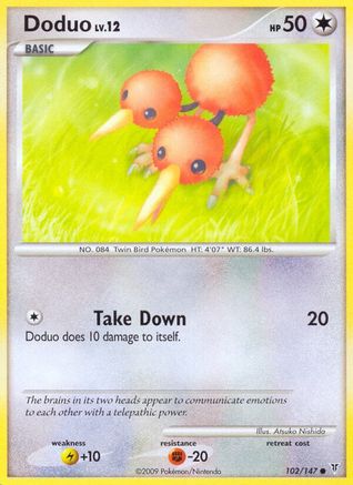 Doduo - Reverse Holofoil Supreme Victors - Common