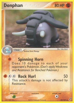 Donphan - Reverse Holofoil Deoxys - Uncommon