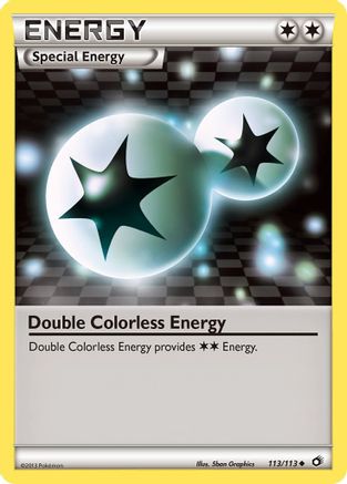 Double Colorless Energy 113/113 - Reverse Holofoil Legendary Treasures - Uncommon