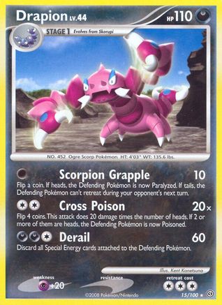 Drapion Stormfront - Rare