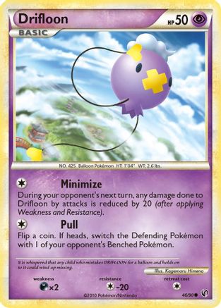 Drifloon - Reverse Holofoil Undaunted - Common