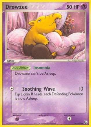 Drowzee 054 Team Rocket Returns - Common