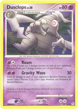 Dusclops - Reverse Holofoil Diamond and Pearl - Uncommon