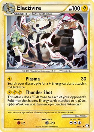 Electivire - Reverse Holofoil Triumphant - Rare