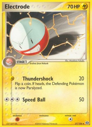 Electrode - Reverse Holofoil Emerald - Uncommon
