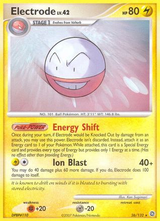 Electrode - Reverse Holofoil Secret Wonders - Rare