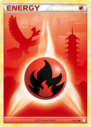 Fire Energy 116 HeartGold SoulSilver - Common