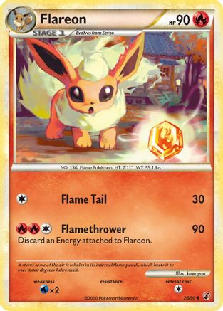 Flareon 026/90 Undaunted - Uncommon