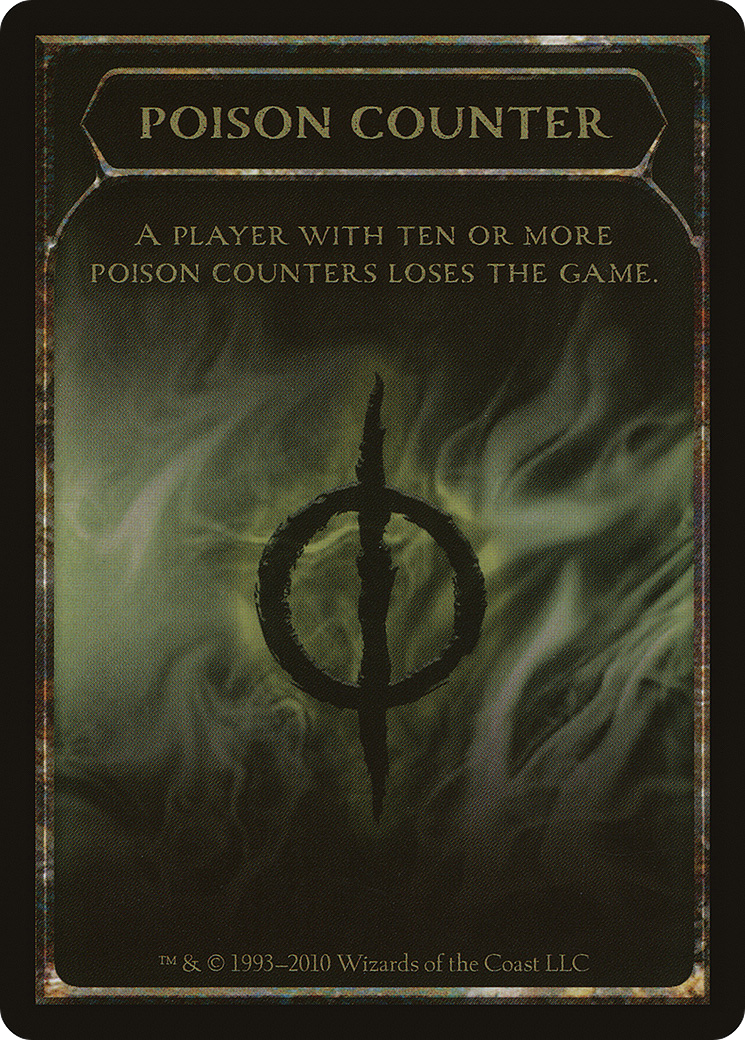 Poison Counter Token (SOM-) - Scars of Mirrodin Tokens