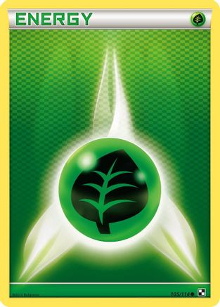 Grass Energy/114 - Reverse Holofoil Black and White - Common