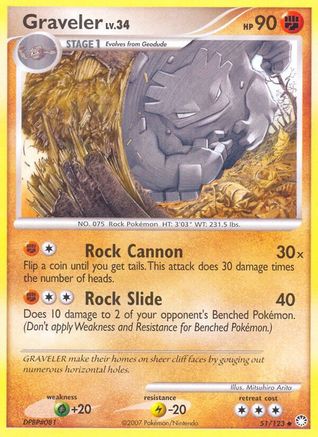 Graveler Mysterious Treasures - Uncommon