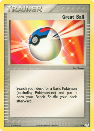 Great Ball - Reverse Holofoil FireRed & LeafGreen - Uncommon