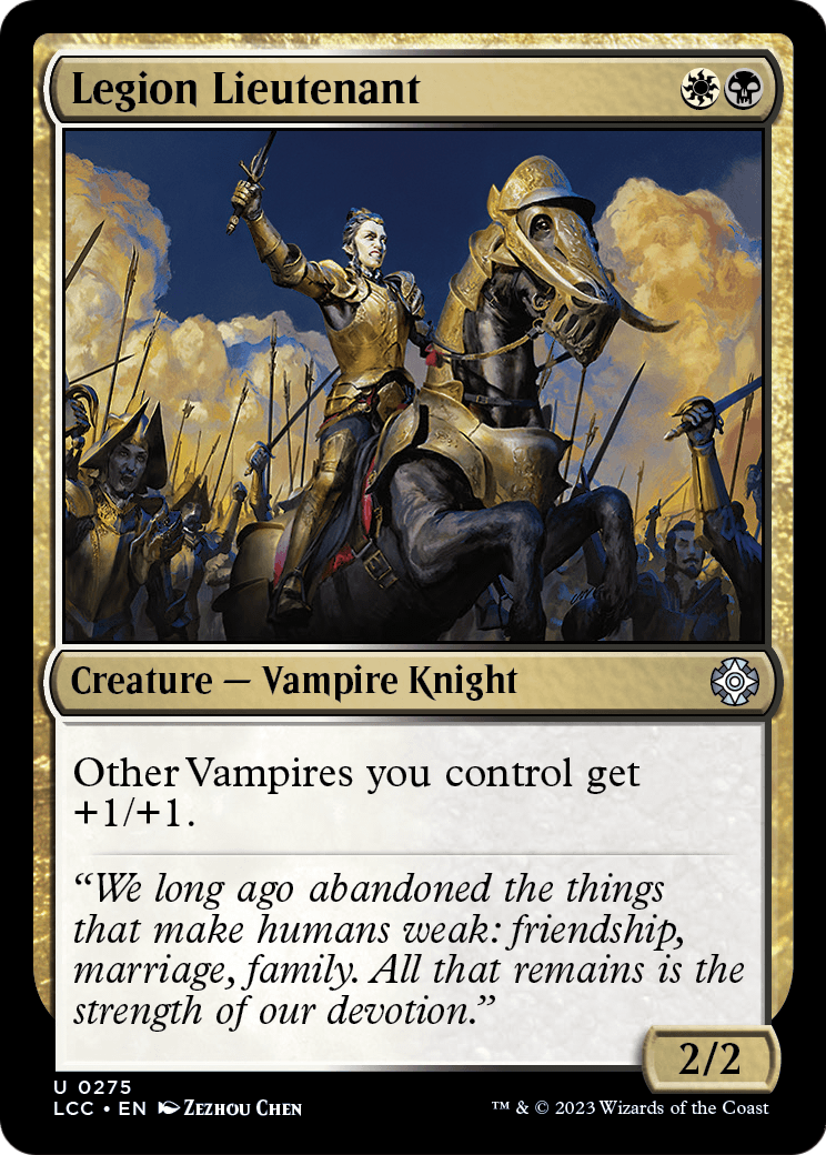 Legion Lieutenant (LCC-275) - The Lost Caverns of Ixalan Commander