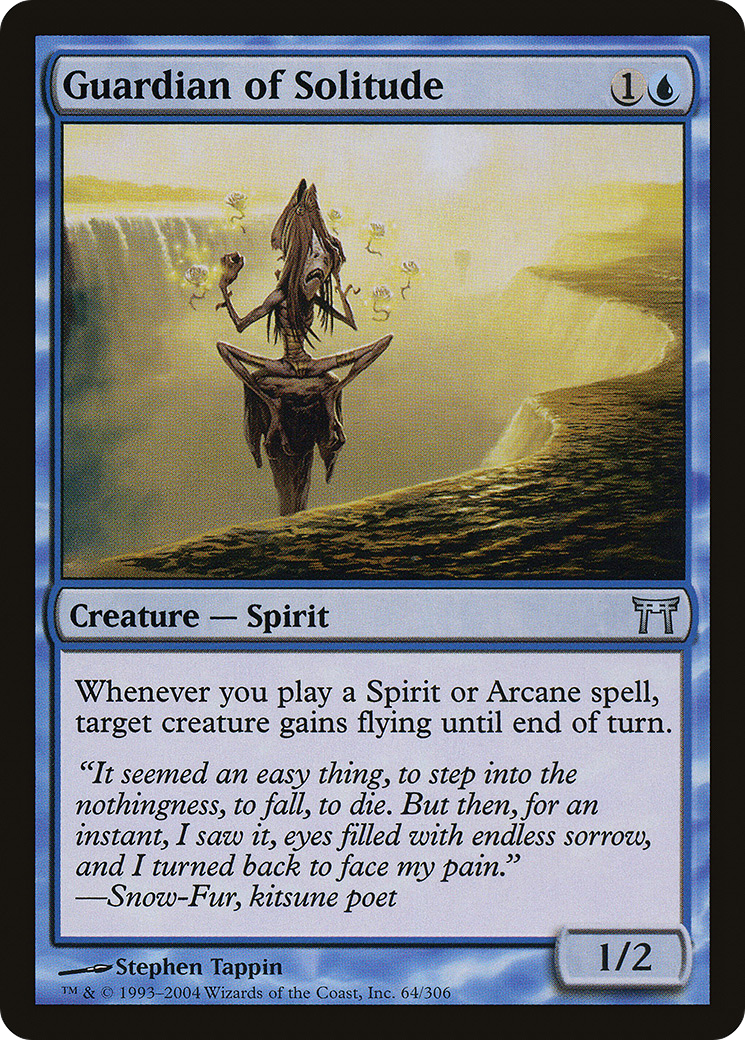 Guardian of Solitude (CHK-064) - Champions of Kamigawa Foil
