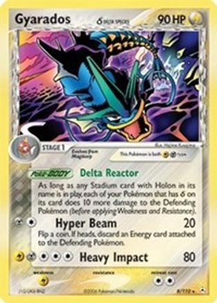Gyarados (Delta Species) - Reverse Holofoil Holon Phantoms - Holo Rare