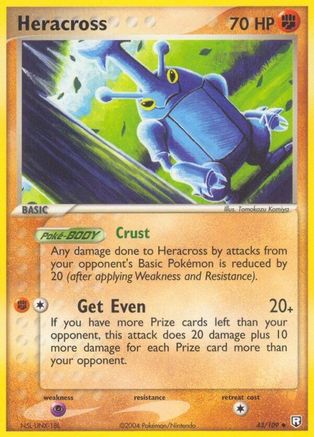 Heracross 043 - Reverse Holofoil Team Rocket Returns - Uncommon