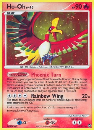 Ho-Oh/132 - Holofoil Secret Wonders - Holo Rare