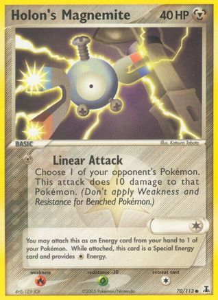 Holon's Magnemite 070 - Reverse Holofoil Delta Species - Common