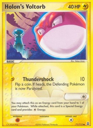 Holon's Voltorb 071 Delta Species - Common