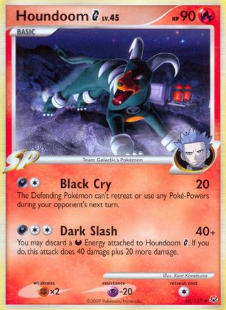 Houndoom G 050/127 - Reverse Holofoil Platinum - Uncommon