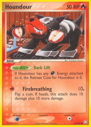 Houndour 060/109 - Reverse Holofoil Team Rocket Returns - Common