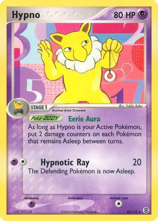 Hypno FireRed & LeafGreen - Rare