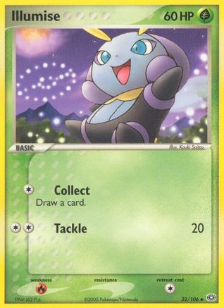 Illumise - Reverse Holofoil Emerald - Uncommon