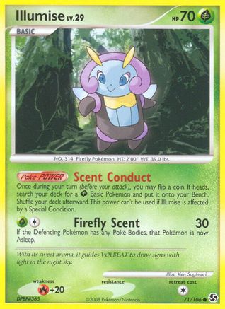 Illumise - Reverse Holofoil Great Encounters - Common