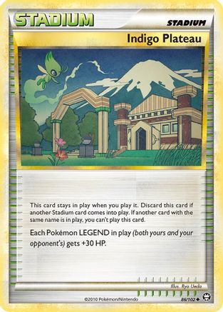 Indigo Plateau 086 - Reverse Holofoil Triumphant - Uncommon