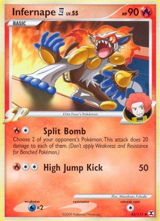 Infernape E4 043 Rising Rivals - Uncommon