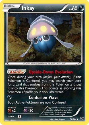Inkay (74)/146 XY Base Set - Uncommon