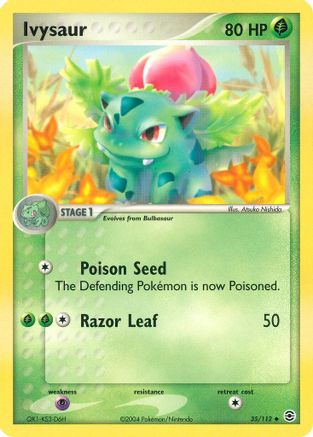 Ivysaur 035/112 - Reverse Holofoil FireRed & LeafGreen - Uncommon