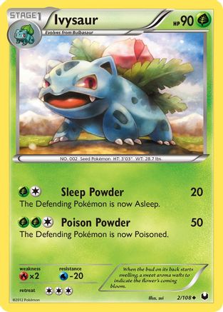 Ivysaur - Reverse Holofoil Dark Explorers - Uncommon