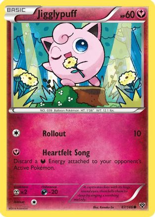 Jigglypuff (87) (87) 087 XY Base Set - Common