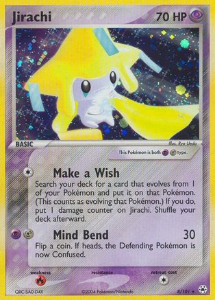 Jirachi 008 - Reverse Holofoil Hidden Legends - Holo Rare