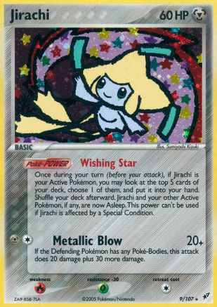 Jirachi - Holofoil Deoxys - Holo Rare