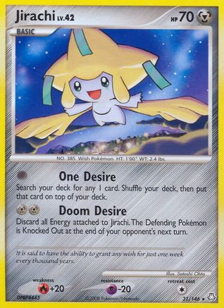 Jirachi - Reverse Holofoil Legends Awakened - Rare