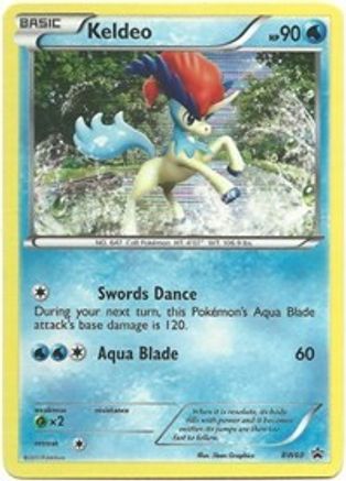 Keldeo - BW60 (Tinsel Holo) - Holofoil Black and White Promos - Promo