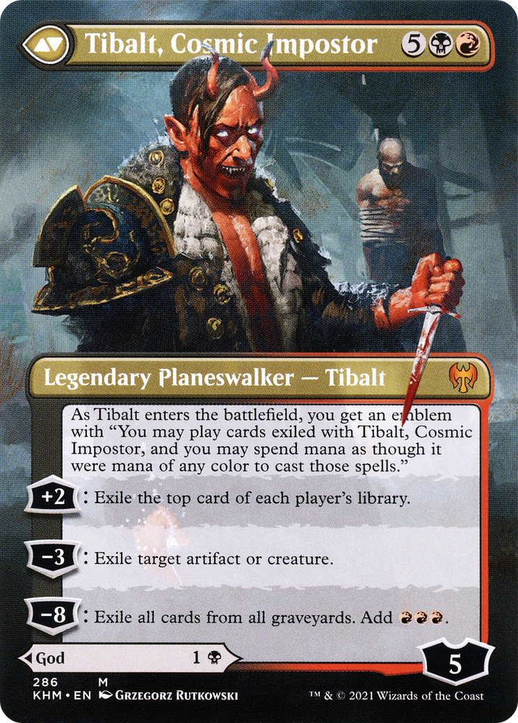 Valki, God of Lies (Borderless) (KHM-286) - Kaldheim Foil