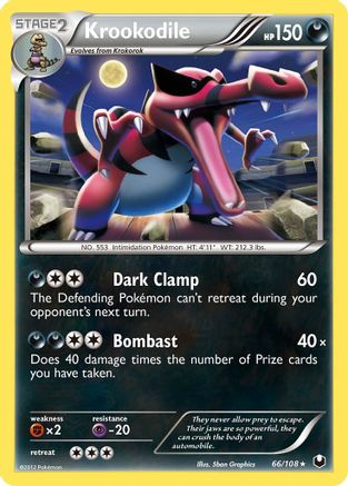 Krookodile - Holofoil Dark Explorers - Holo Rare