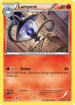 Lampent - Reverse Holofoil Next Destinies - Uncommon