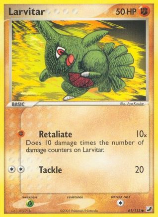 Larvitar 061 Unseen Forces - Common
