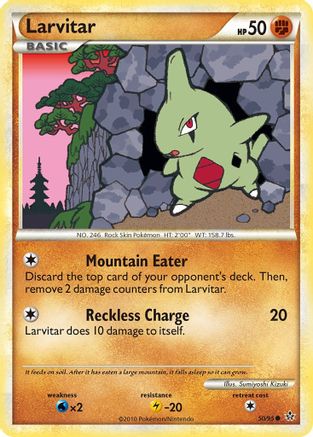 Larvitar (50) (50) 050 Unleashed - Common