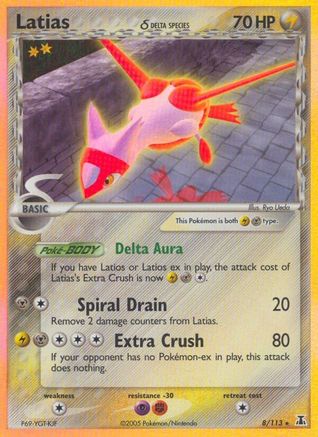 Latias (Delta Species) 008 - Reverse Holofoil Delta Species - Holo Rare