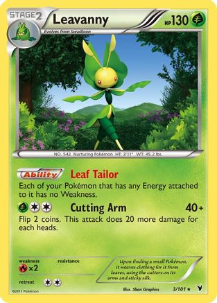 Leavanny - Reverse Holofoil Noble Victories - Holo Rare