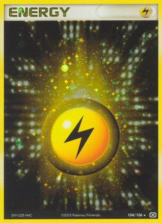 Lightning Energy Emerald - Holo Rare