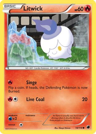 Litwick - Reverse Holofoil Plasma Freeze - Common