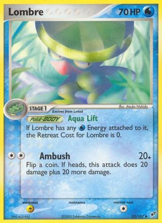 Lombre - 033/107/107 Deoxys - Uncommon